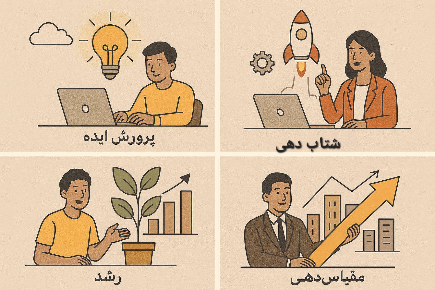 تفاوت مرکز نوآوری و مرکز رشد 