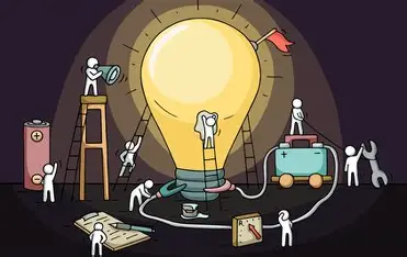 محیط یک مرکز رشد با استارتاپ‌های در حال توسعه کسب‌وکار